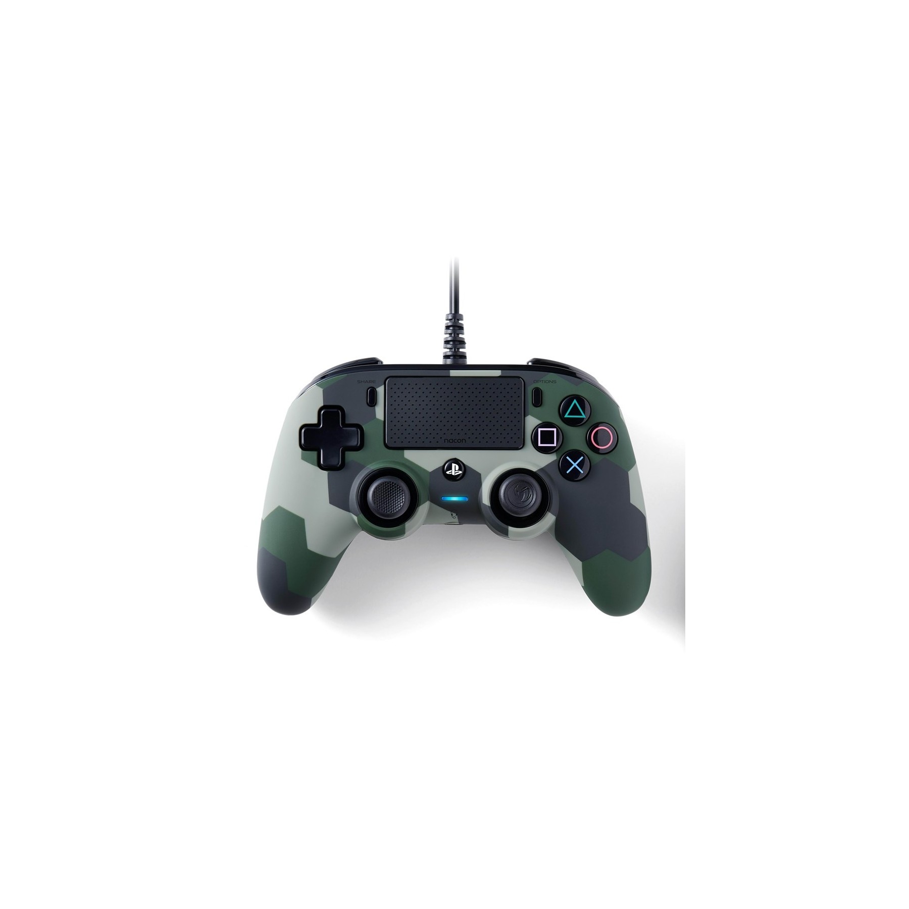 Nacon Compact Mando Controller (Verde Camouflage) para PlayStation 4