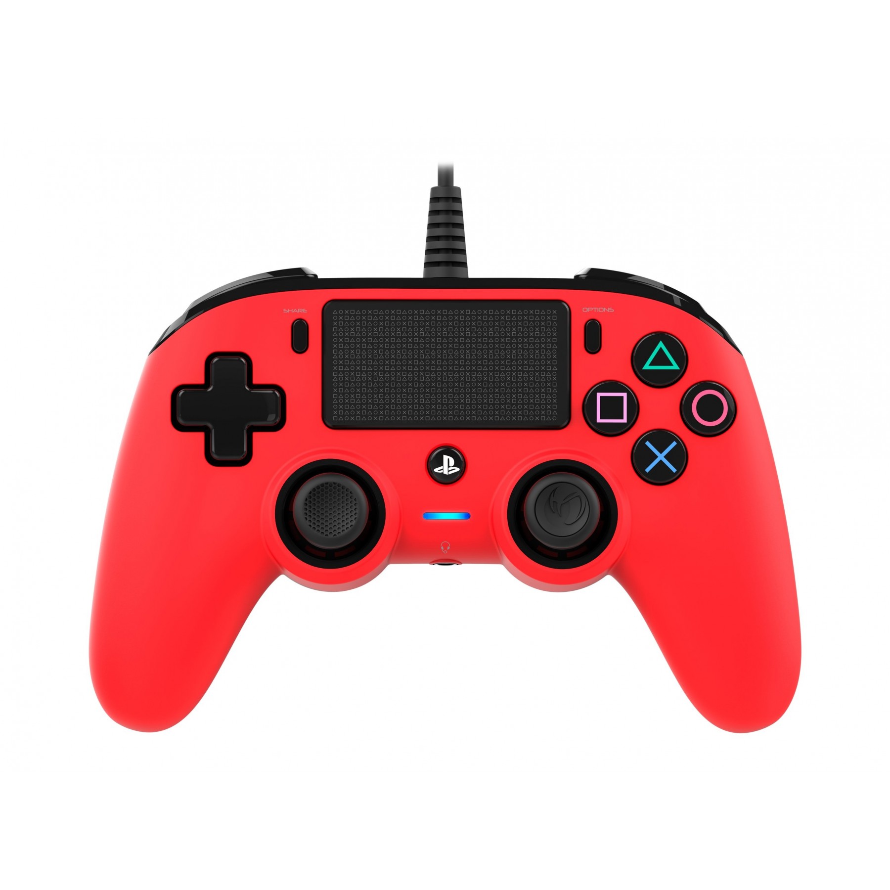 Nacon Compact Mando Controller (Rojo) para PlayStation 4