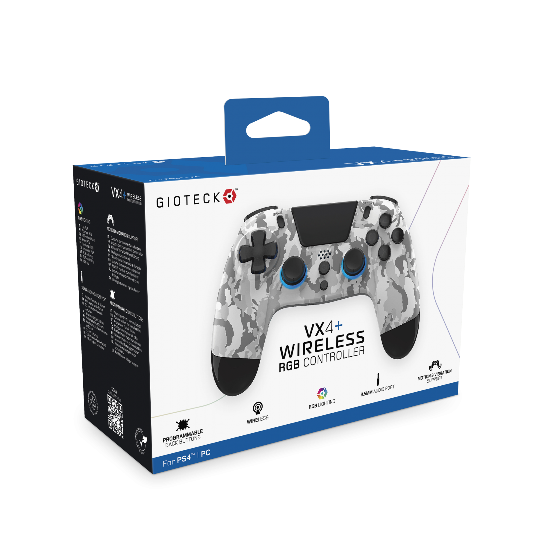 GIOTECK WX4+ Wireless RGB Controller