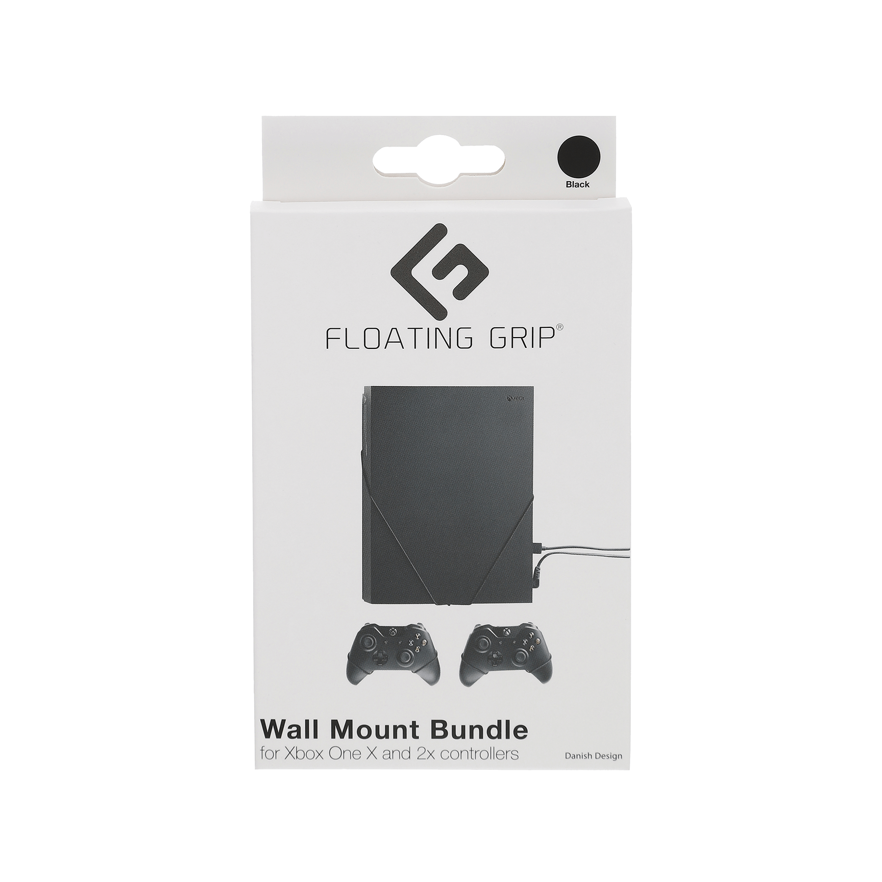 Floating Grips Xbox One X and Mando Controller Wall Mounts - Bundle (Negro)