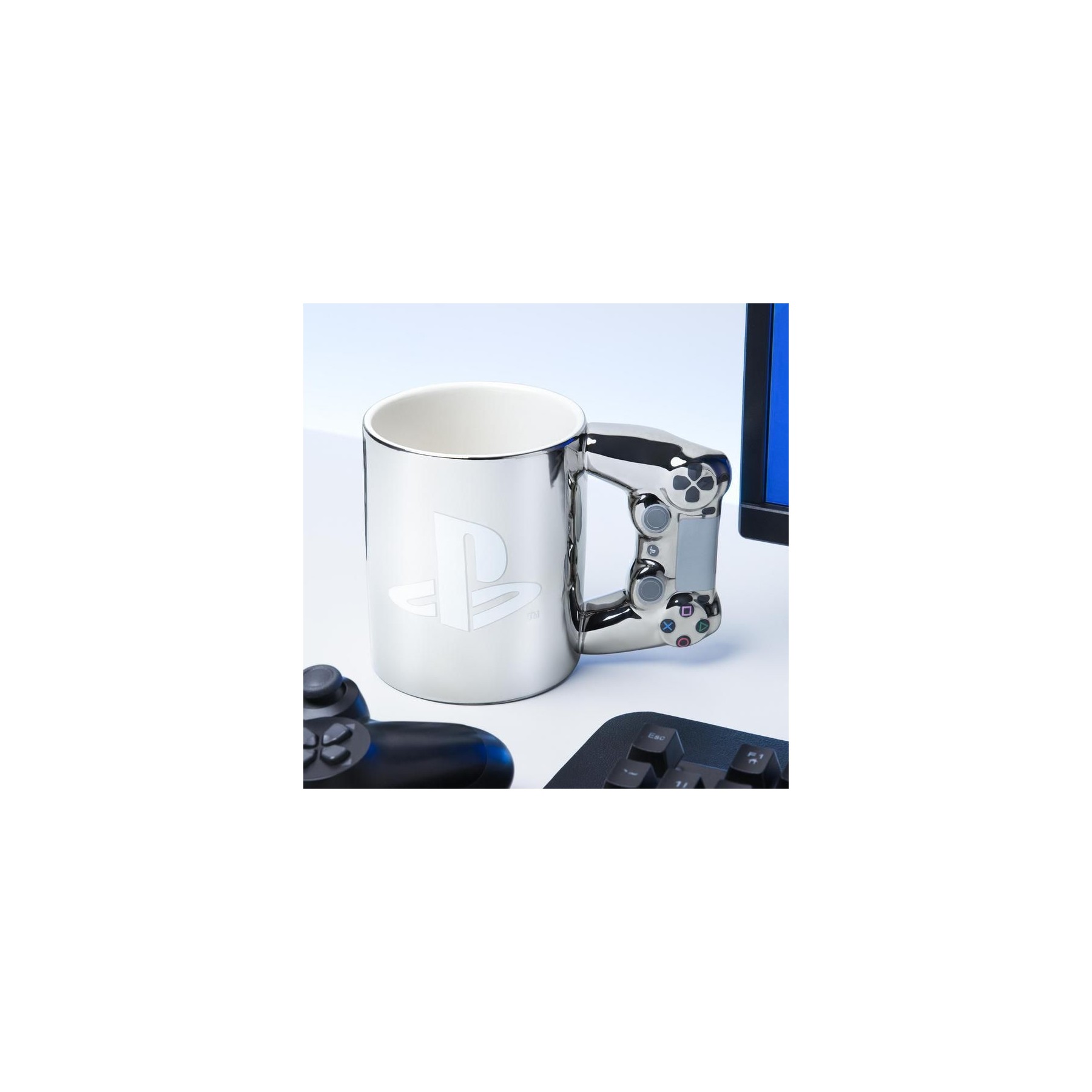 Playstation DS4 Silver Mando Controller Mug