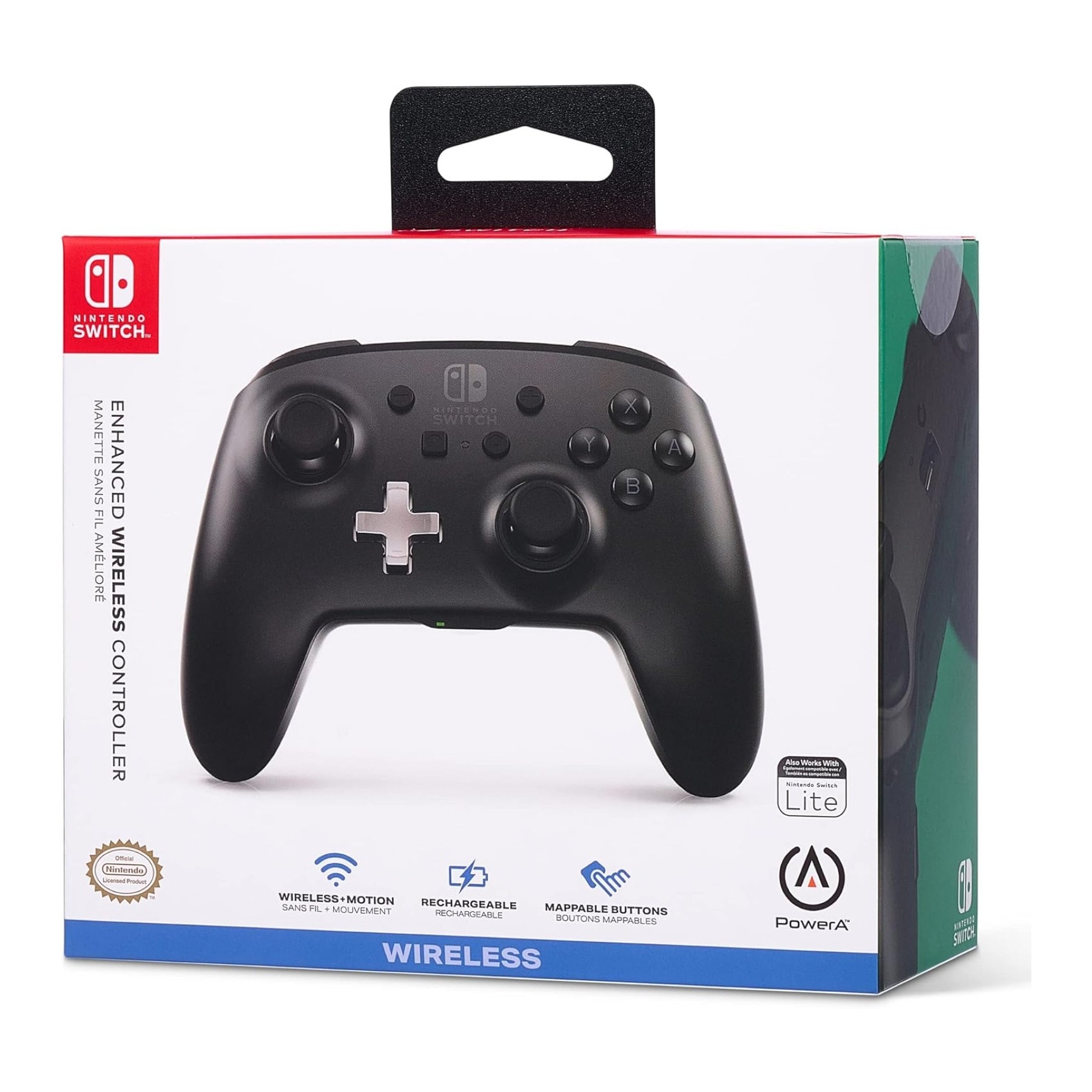 PowerA Enhanced Wireless Controller For Nintendo Switch – Black