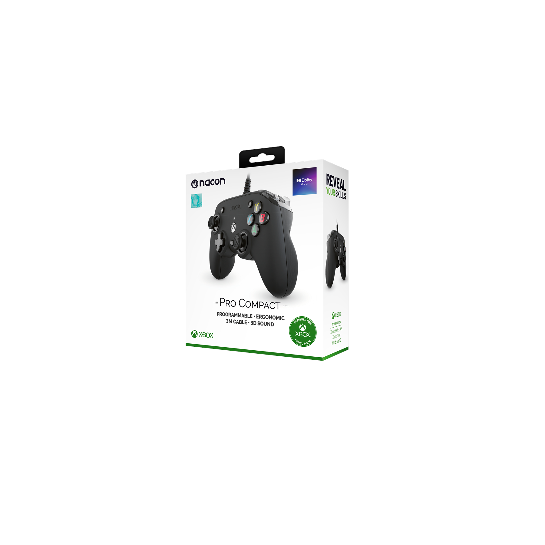 NACON Official Pro Compact Mando Controller Negro para XBOX Series X & XBOX One