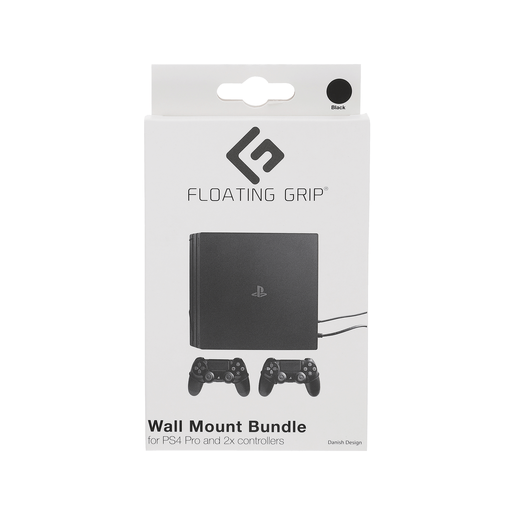 Floating Grip Playstation 4 Pro and Mando Controller Wall Mount - Bundle (Negro)