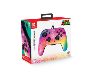 PDP Rematch Con Cable Mando Controller - Star Spectrum para Nintendo Switch