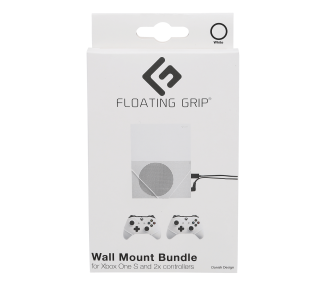Floating Grips Xbox One S and Mando Controller Wall Mounts - Bundle (Blanco)