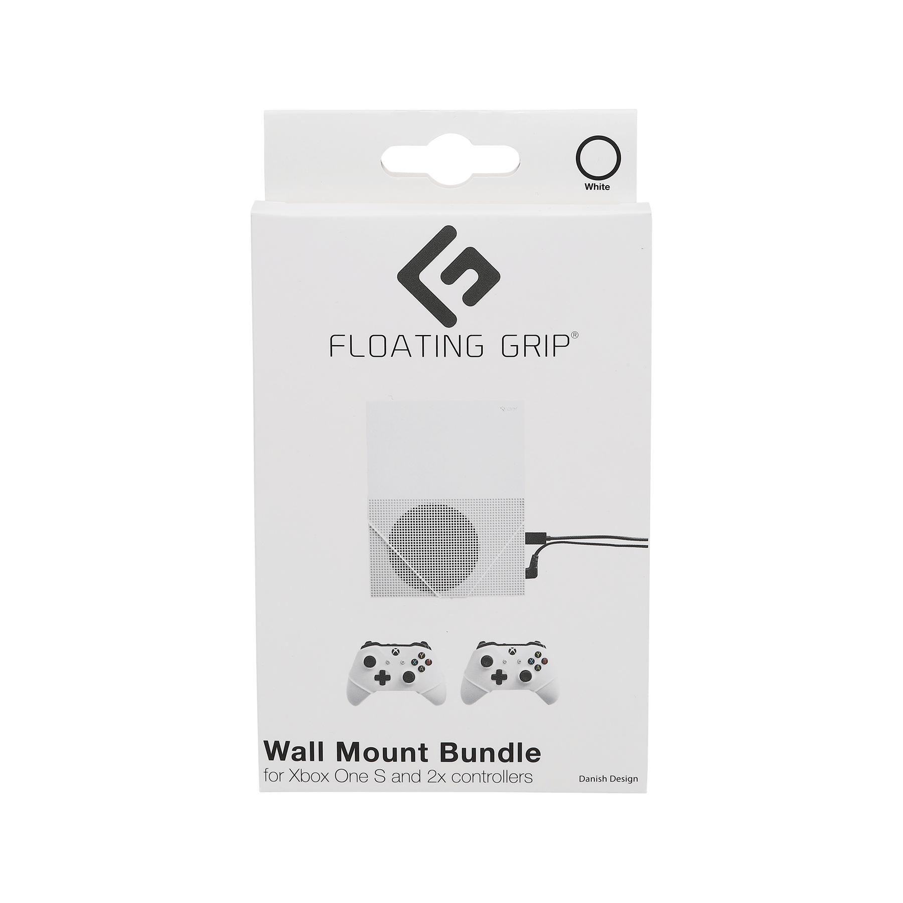 Floating Grips Xbox One S and Mando Controller Wall Mounts - Bundle (Blanco)