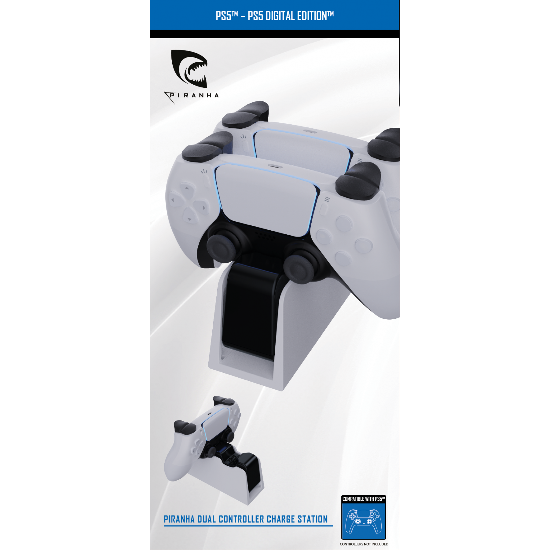 Piranha Playstation 5 Dual Controller Charge Station