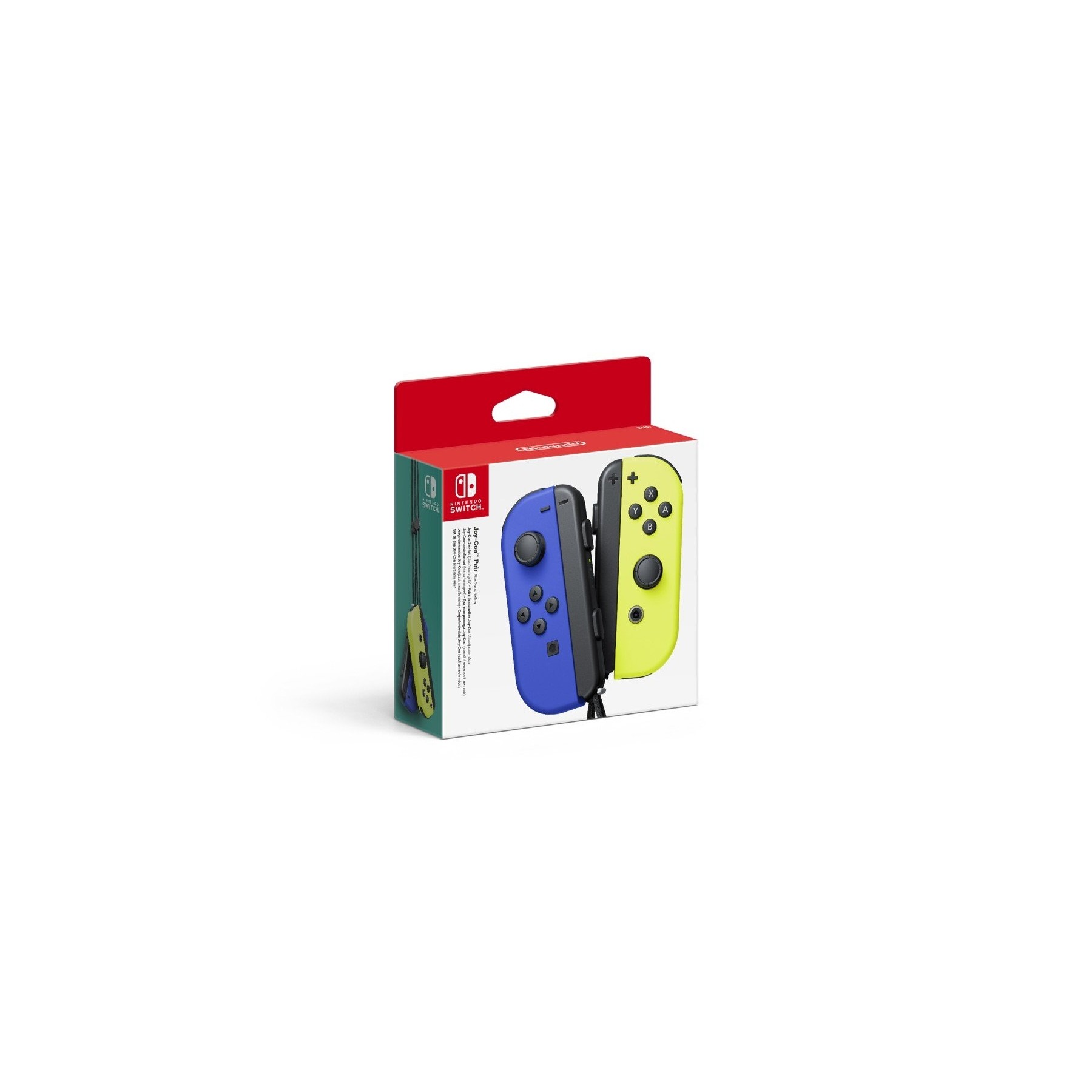 Nintendo Switch Joy-Con Controller Pair - Blue (L) & Neon Yellow (R)