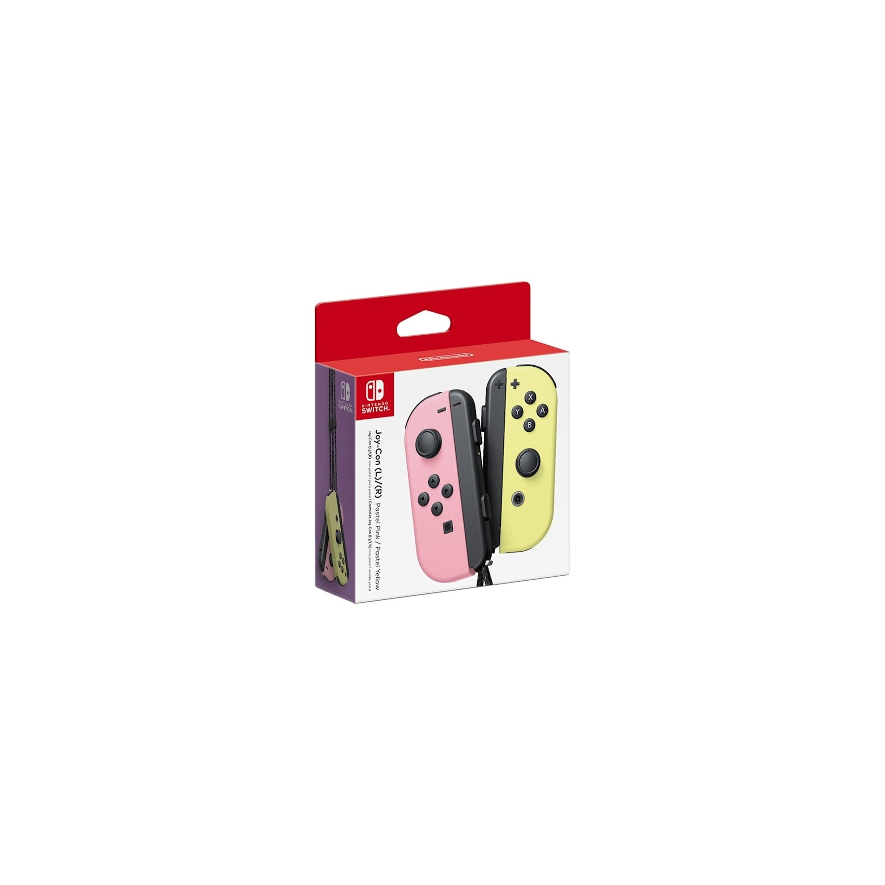 Joy Con Pair Pastel Pink/Pastel Yellow
