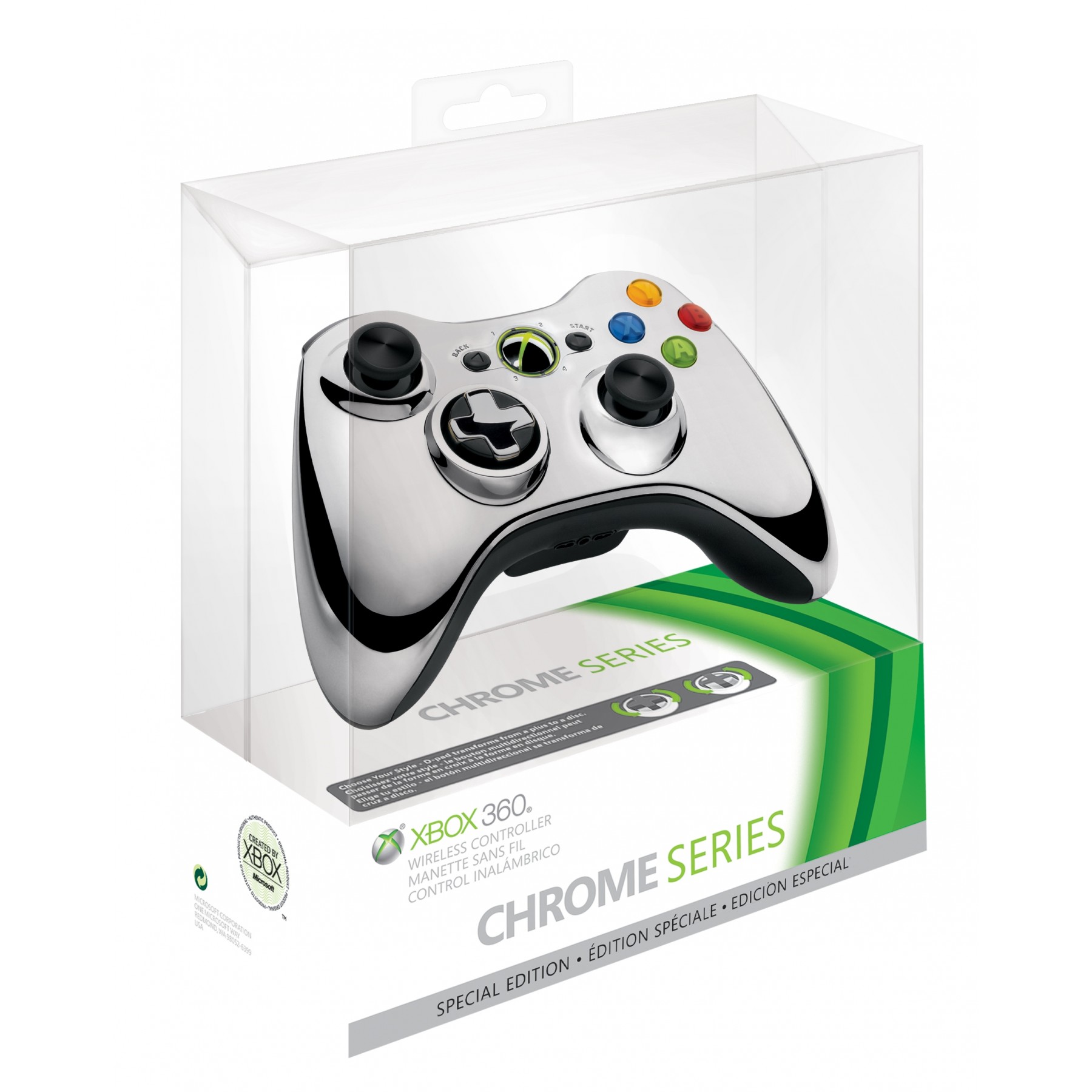 Xbox 360 Controller Wireless 2010 (Chrome Silver)