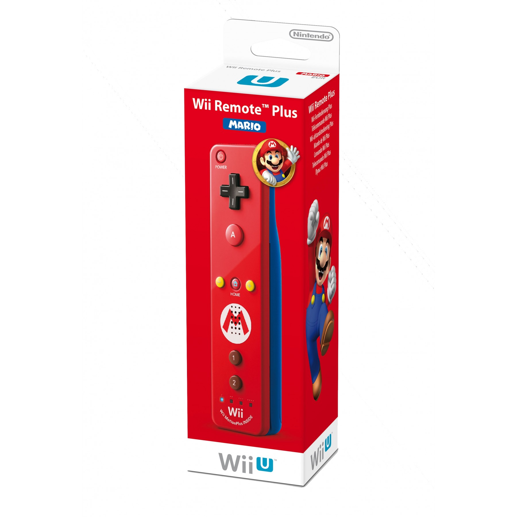 Wii U Remote Plus Mario Edition (For Wii and Wiiu)