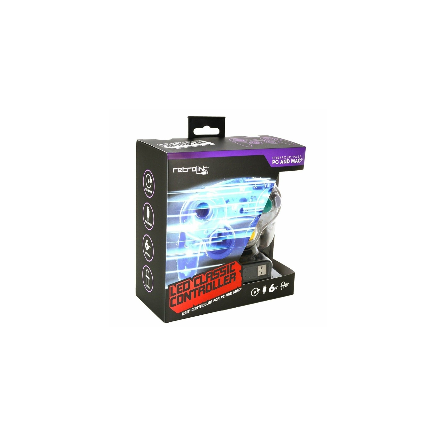 Gamecube LED Classic Controller