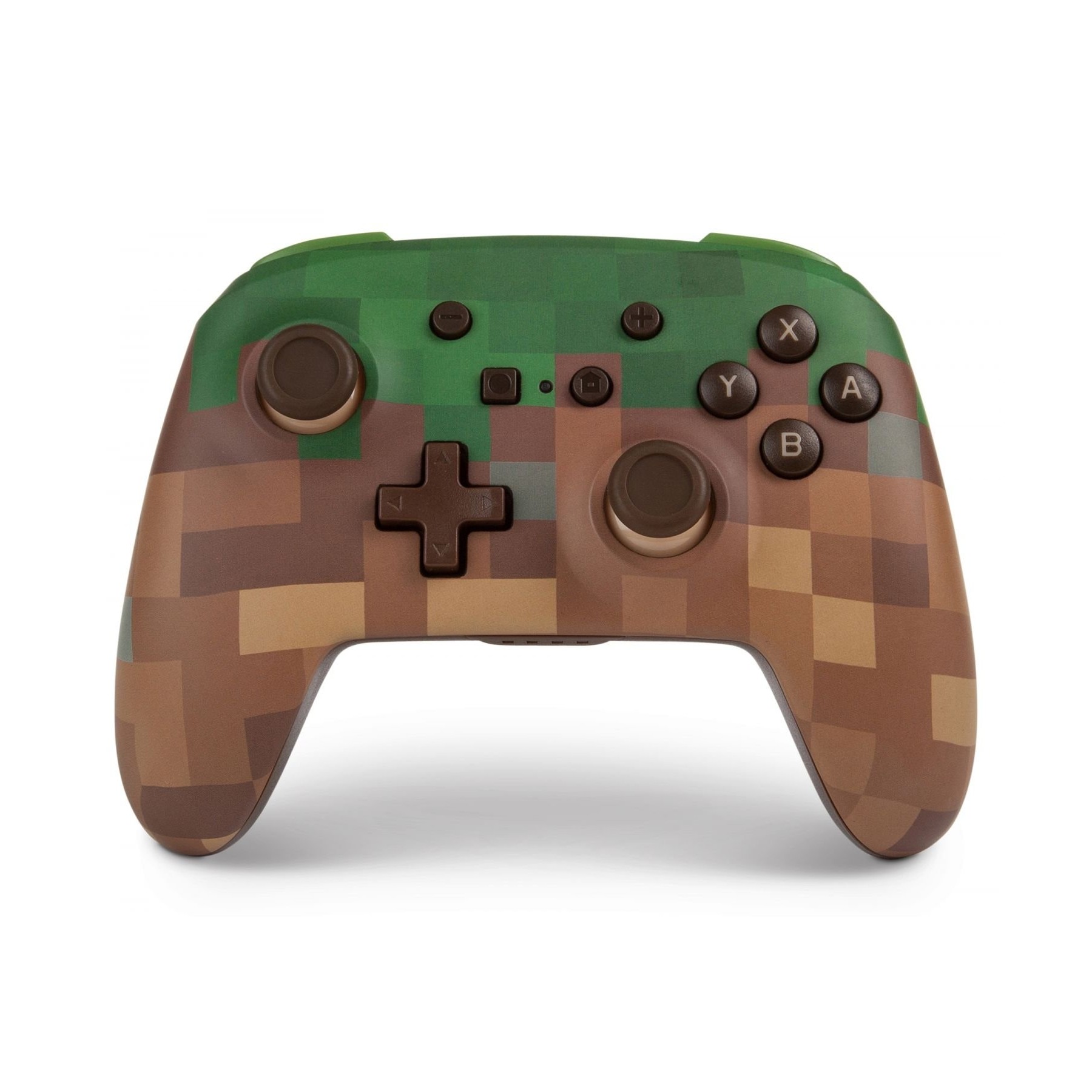 PowerA Nintendo Switch Enh Wireless Controller - Minecraft Grass Block