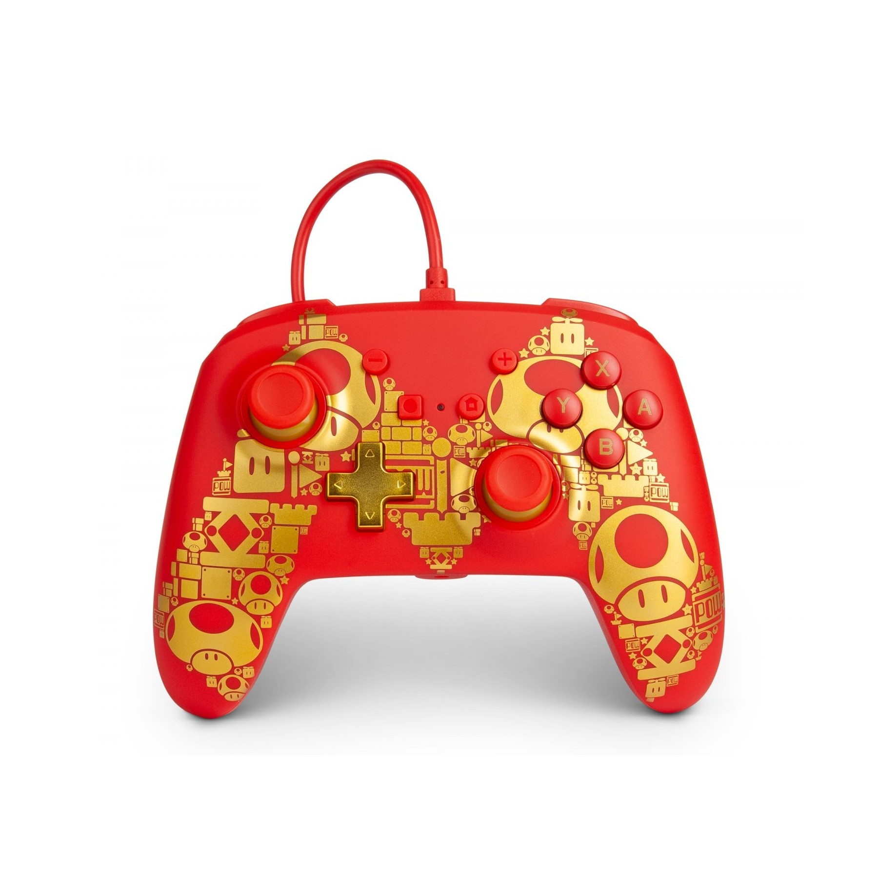 PowerA Nintendo Switch Enh Wired Controller - Golden Mario
