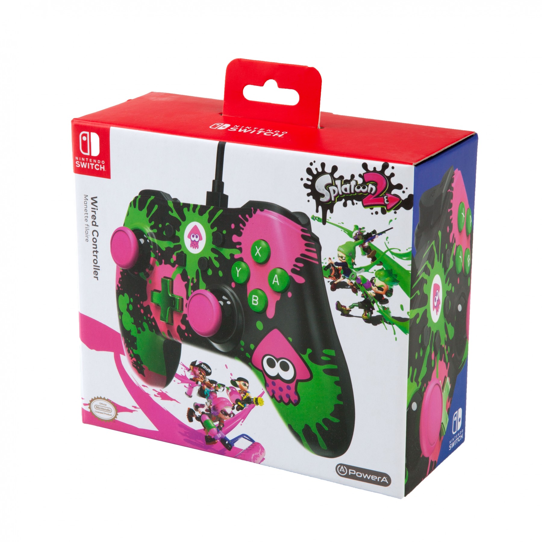 PowerA Wirec Controller - Splatoon
