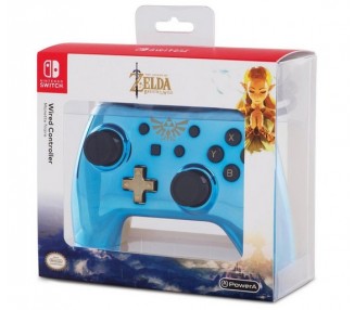 PowerA Controller Controlador Mando Chrome - Azul Zelda