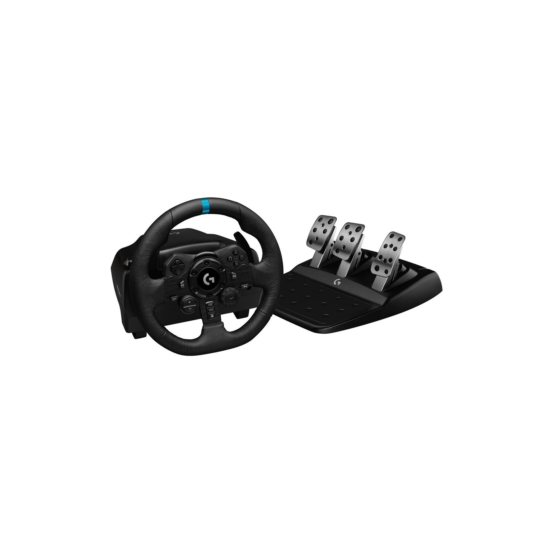 Logitech - G923 Racing Wheel and Pedals for PS5, PS4 and PC