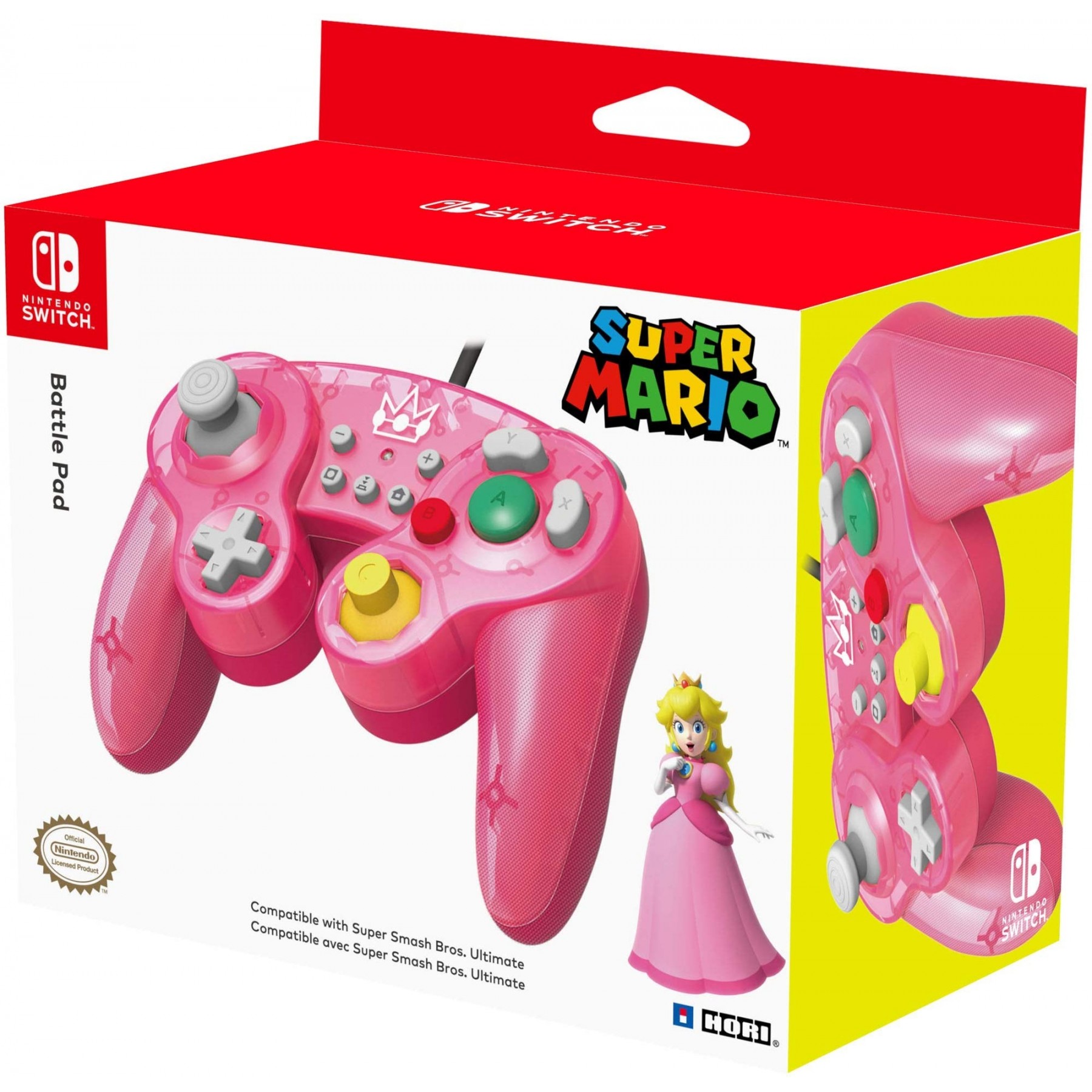 Mando Controlador Super Smash Bros Gamepad - Peach