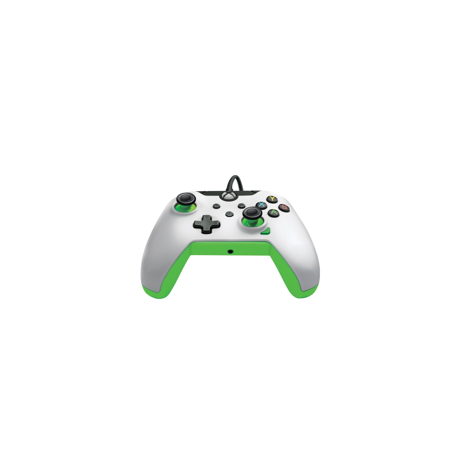 PDP Con Cable Controller Controlador Mando Xbox Series X Blanco - Neon (Verde)