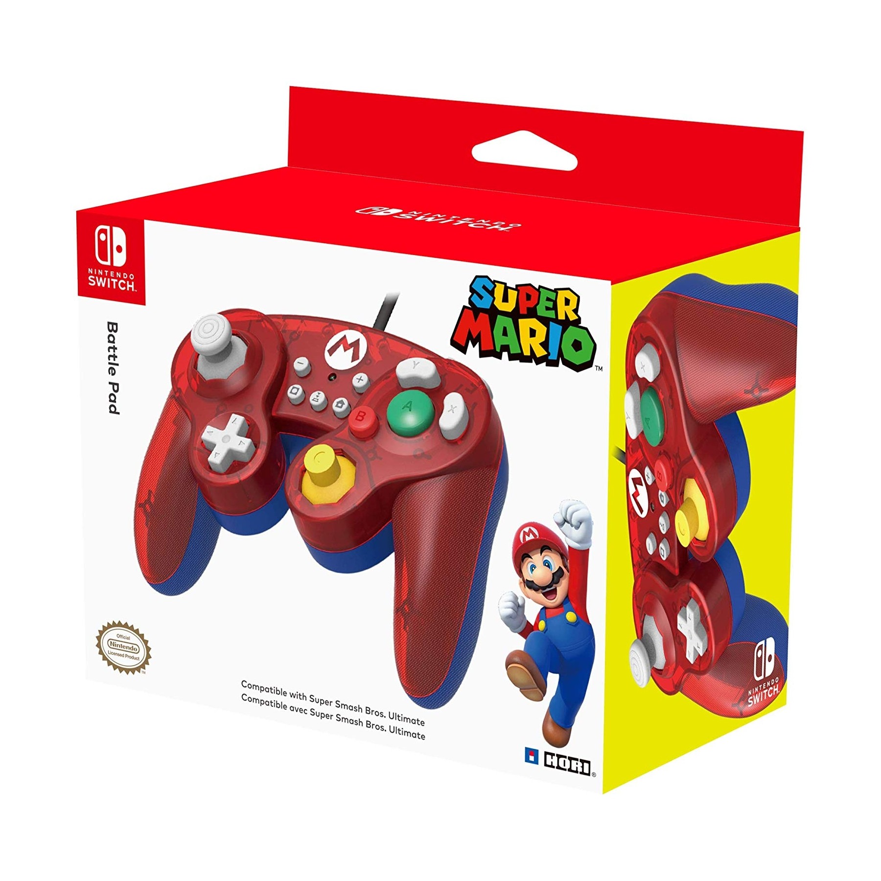Mando Controlador Super Smash Bros Gamepad - Mario