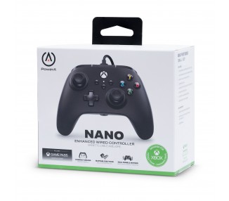 PowerA Nano Enhanced Wired Controller for Nintendo Switch - Black