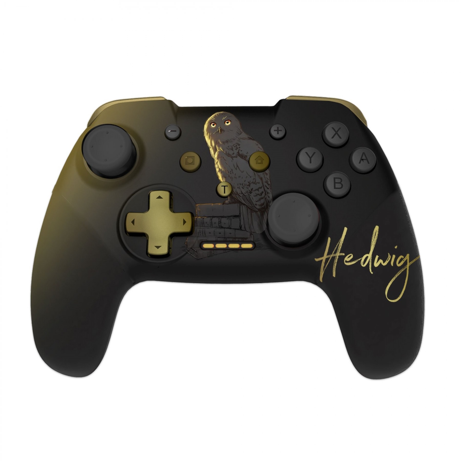 Trade Invaders Wireless Controller Harry Potter Hedwig Black (Nintendo Switch)
