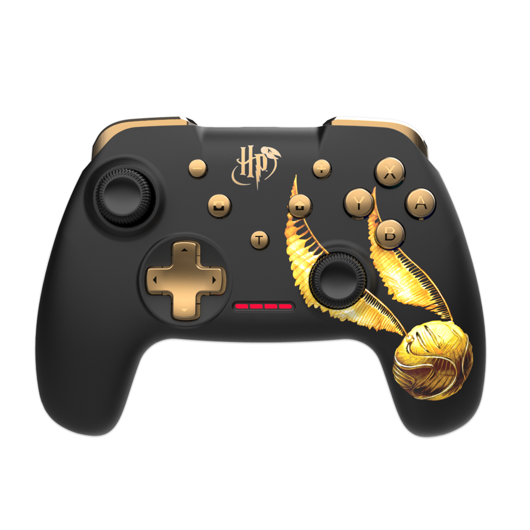 Trade Invaders Wireless Controller Harry Potter Golden Snitch Black (Nintendo Switch)