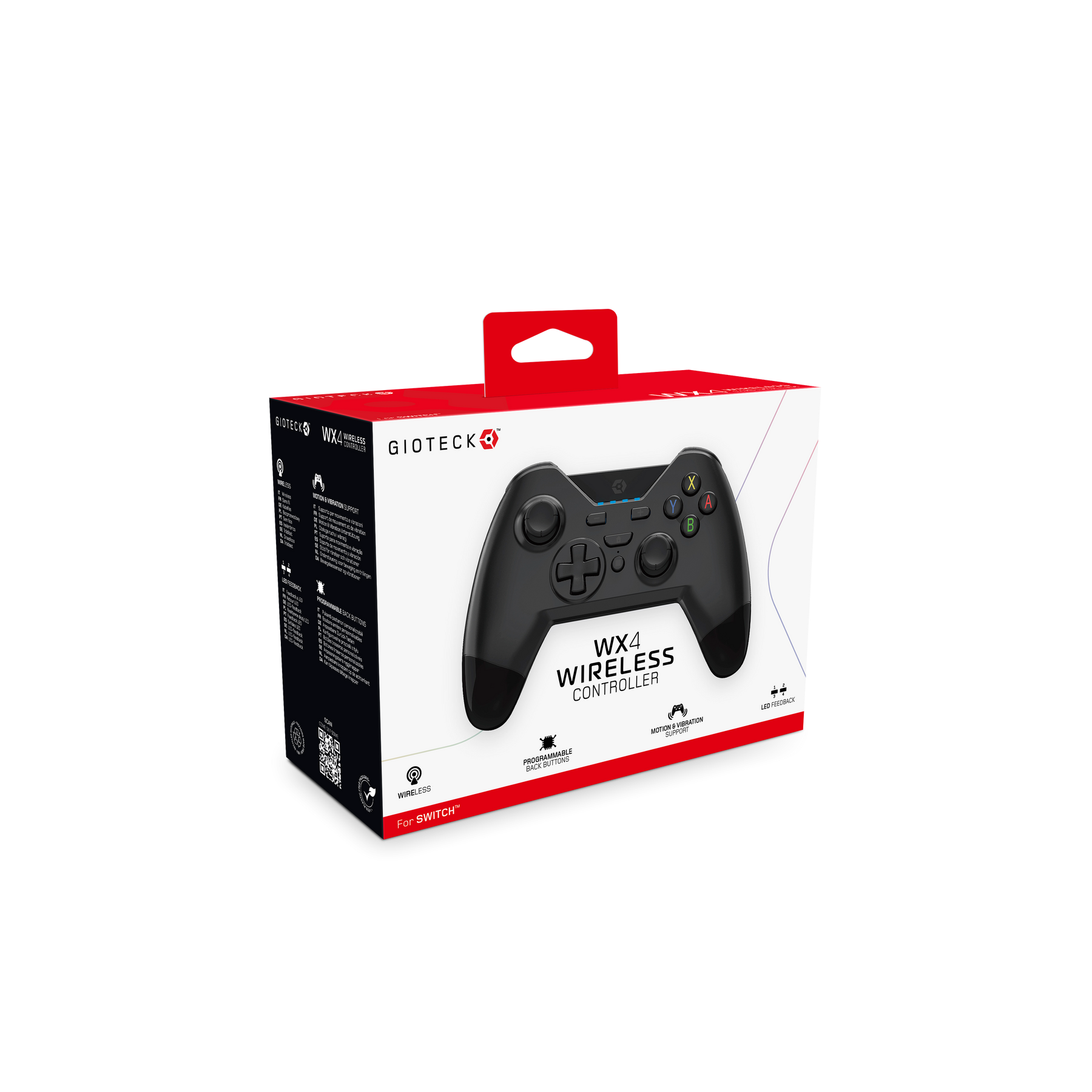 GIOTECK WX-4 WIRELESS BT CONTROLLER (BLACK)(NSW)