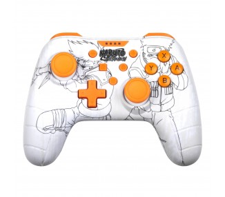 Mando Controlador Konix Naruto Con Cable Switch/Pc Gamepad Blanco