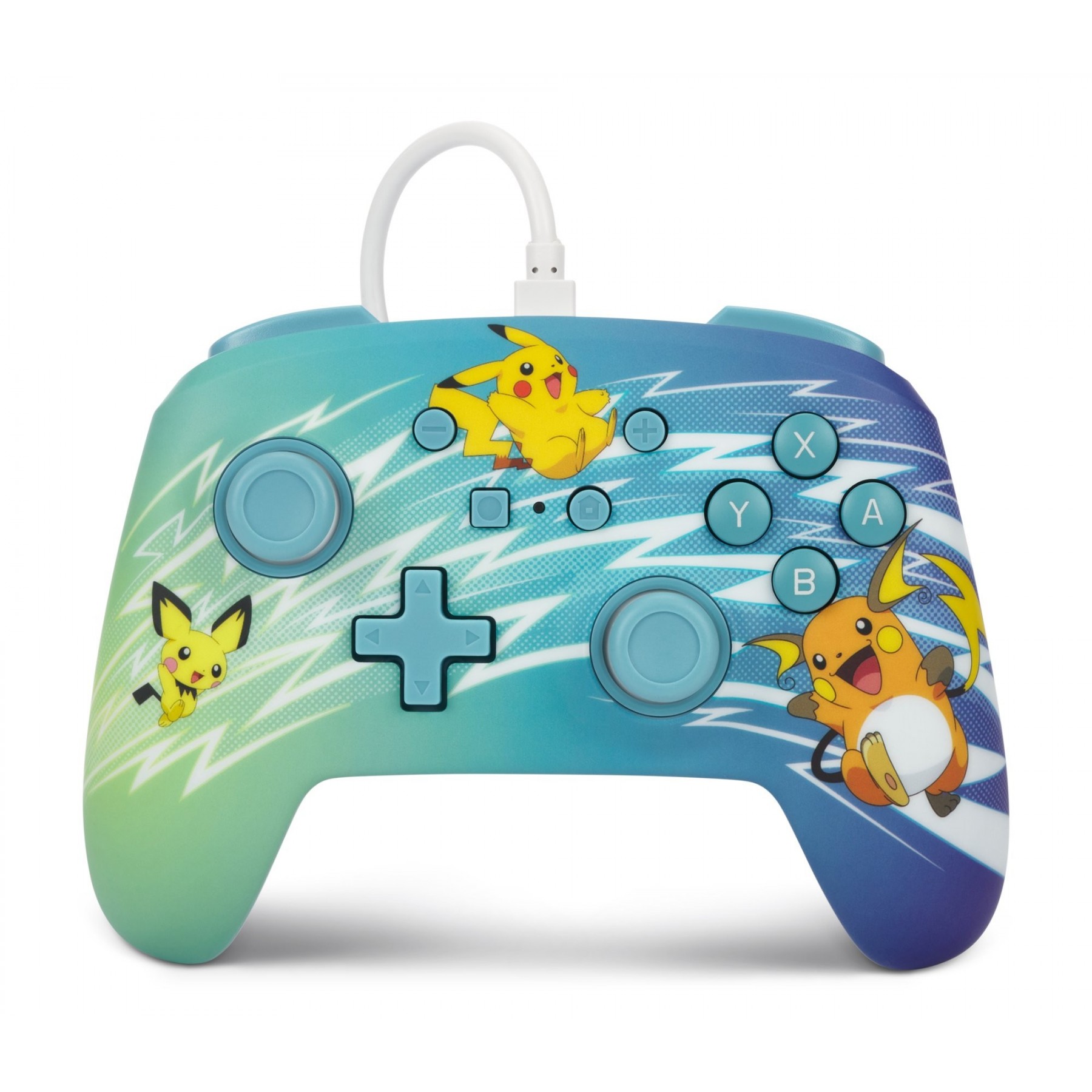 Mando Controlador PowerA Enhanced Con Cable Controller - Nintendo Switch - Pikachu Evolution