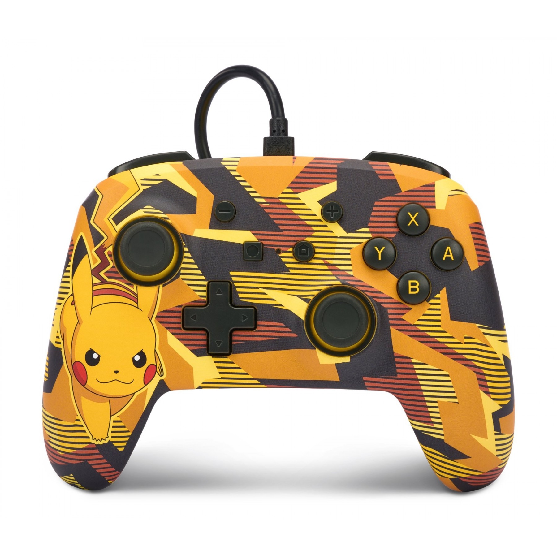 Mando Controlador PowerA Enhanced Con Cable Controller - Nintendo Switch - Camo Storm Pikachu