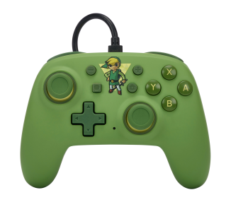 Mando Controlador PowerA Nano Con Cable Switch Controller - Toon Link