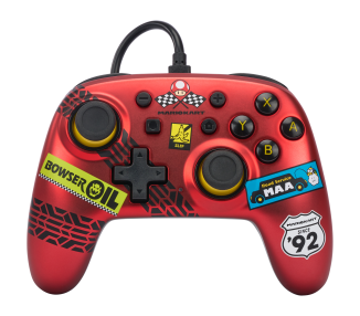 Mando Controlador PowerA Nano Con Cable Switch Controller - Mario Kart: Racer Red