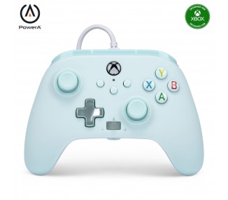 Mando Controlador PowerA Enhanced Con Cable Controller - Xbox Series X/S - Cotton Candy Blue
