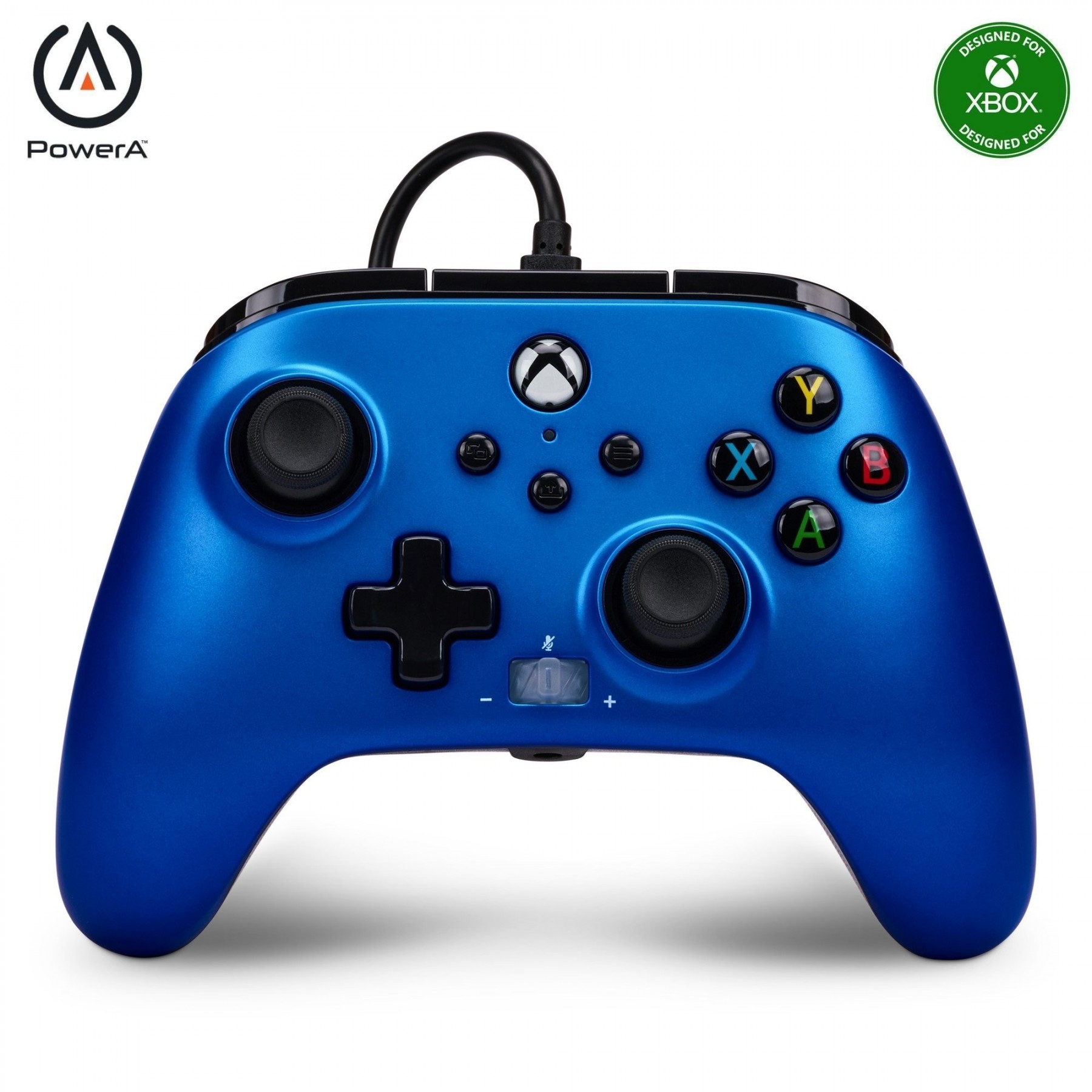 Mando Controlador PowerA Enhanced Con Cable Controller - Xbox Series X/S - Sapphire Fade