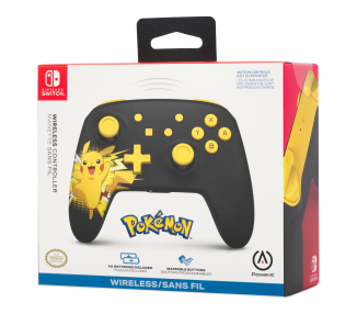 Mando Controlador PowerA Inalambrico Controller - Pikachu Ecstatic