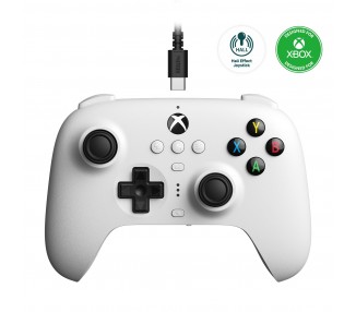 Mando Controlador 8BitDo Ultimate Con Cable Controller para Xbox Hall Ed/ Blanco