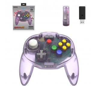 Retro-Bit N64 Tribute 2.4G Inalambrico - Atomic Purple
