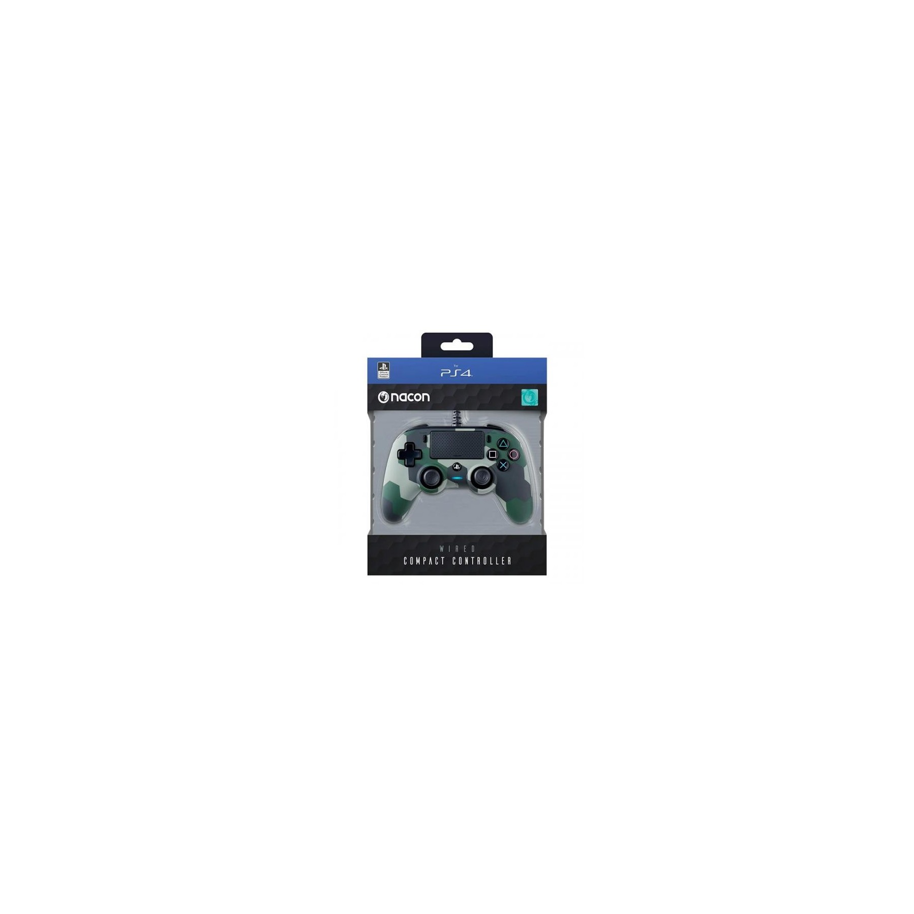 Wired Pad Ps4 Camo Green Nacon