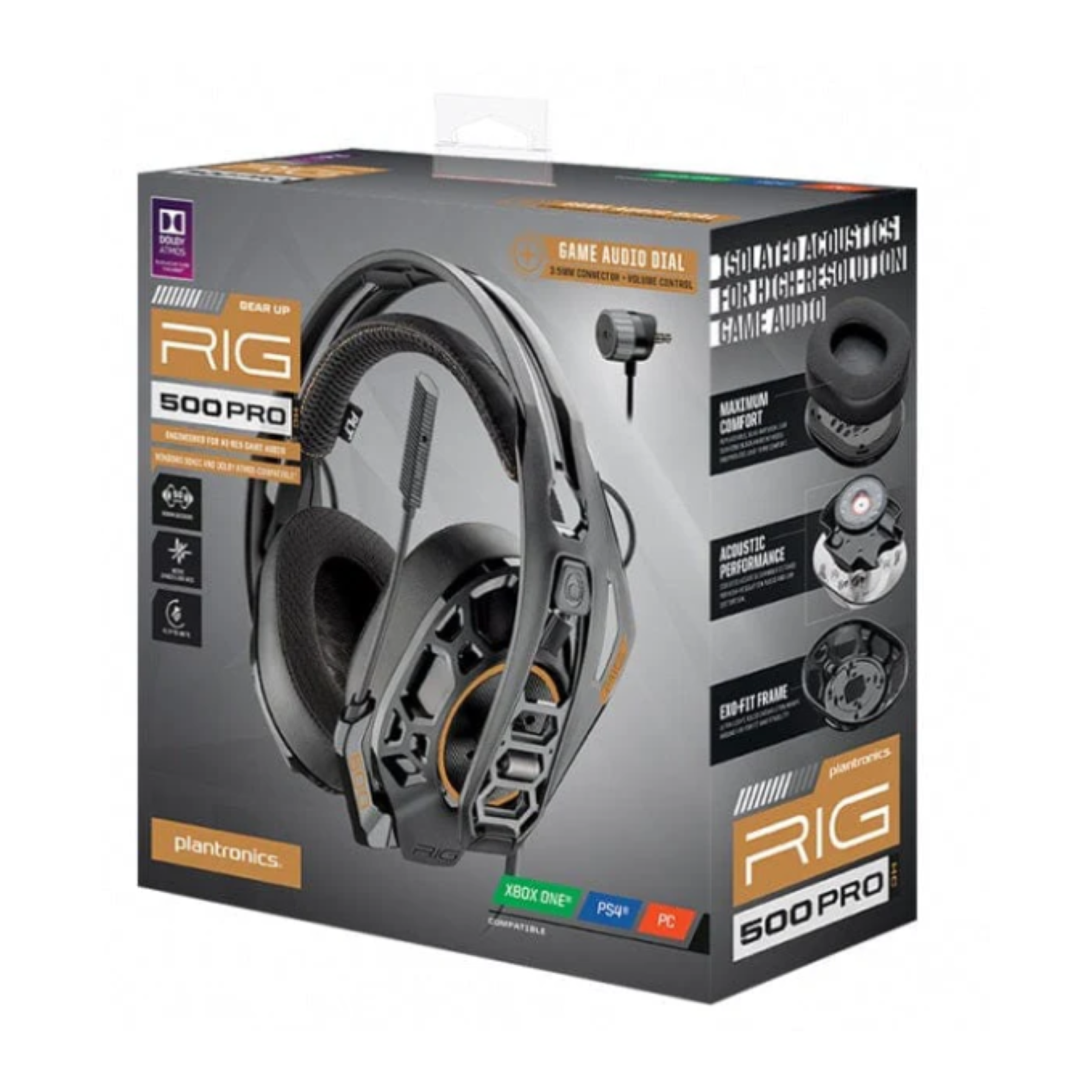 Cuffie Plantronics Rig 500 Pro HC PS4/XBOX One/Switch