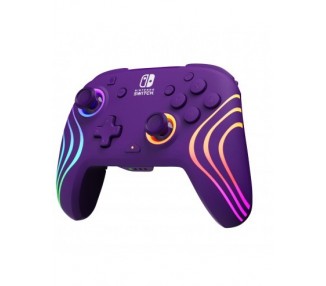 PDP Afterglow Wave Wireless Controller Purple Switch
