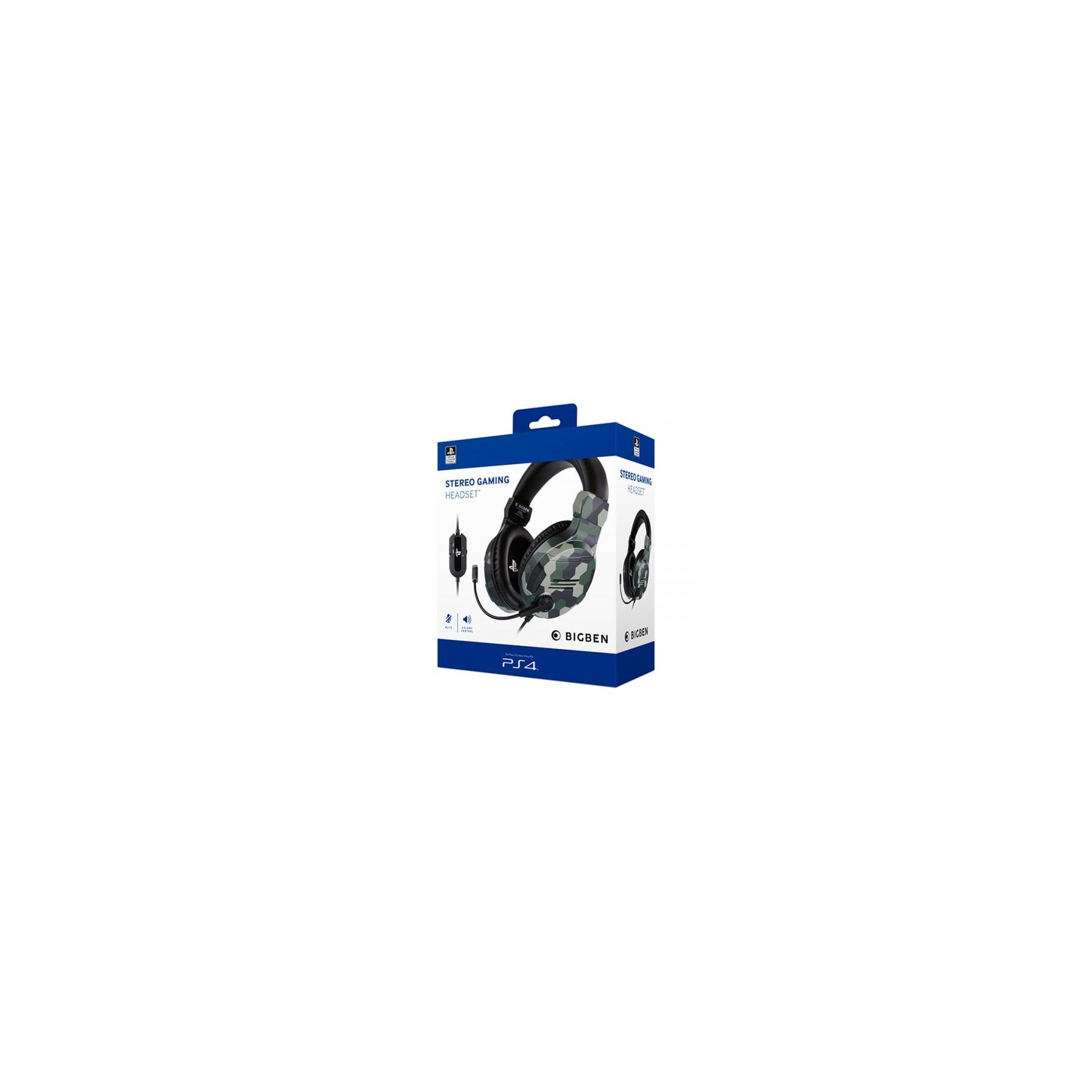 Cuffie PS4 Wired Nacon Camo Green