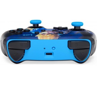 PowerA Enhanced Wireless Controller With Lumectra Etched - Wake Up Link (Nintendo Switch)