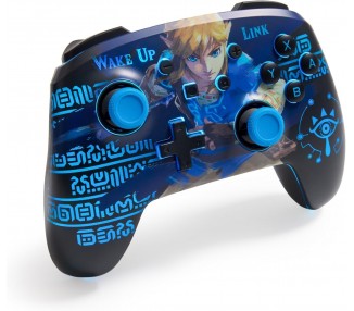 PowerA Enhanced Wireless Controller With Lumectra Etched - Wake Up Link (Nintendo Switch)