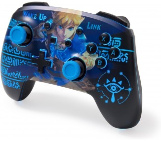 PowerA Enhanced Wireless Controller With Lumectra Etched - Wake Up Link (Nintendo Switch)