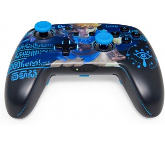 PowerA Enhanced Wireless Controller With Lumectra Etched - Wake Up Link (Nintendo Switch)