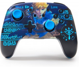 PowerA Enhanced Wireless Controller With Lumectra Etched - Wake Up Link (Nintendo Switch)