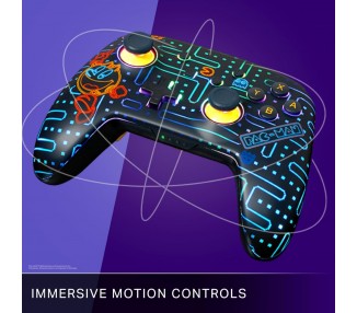 PowerA Enhanced Wireless Controller for Nintendo Switch with Lumectra – PAC-MAN Neon Arcade