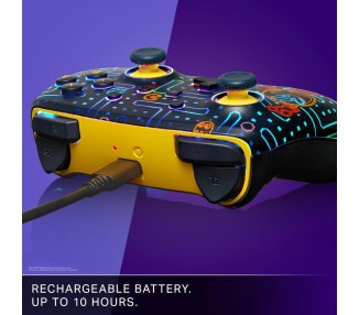 PowerA Enhanced Wireless Controller for Nintendo Switch with Lumectra – PAC-MAN Neon Arcade